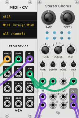 Stereo Chorus CV Sample